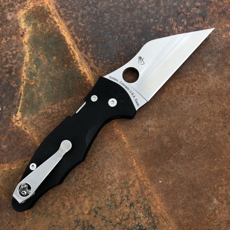 Spyderco Yojimbo 2 Black G10 Scales Satin S30V Blade Folding Knife