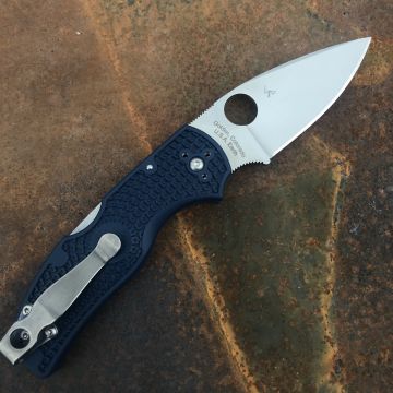 Spyderco Native 5 Blue FRN SPY27 Blade Folding Knife
