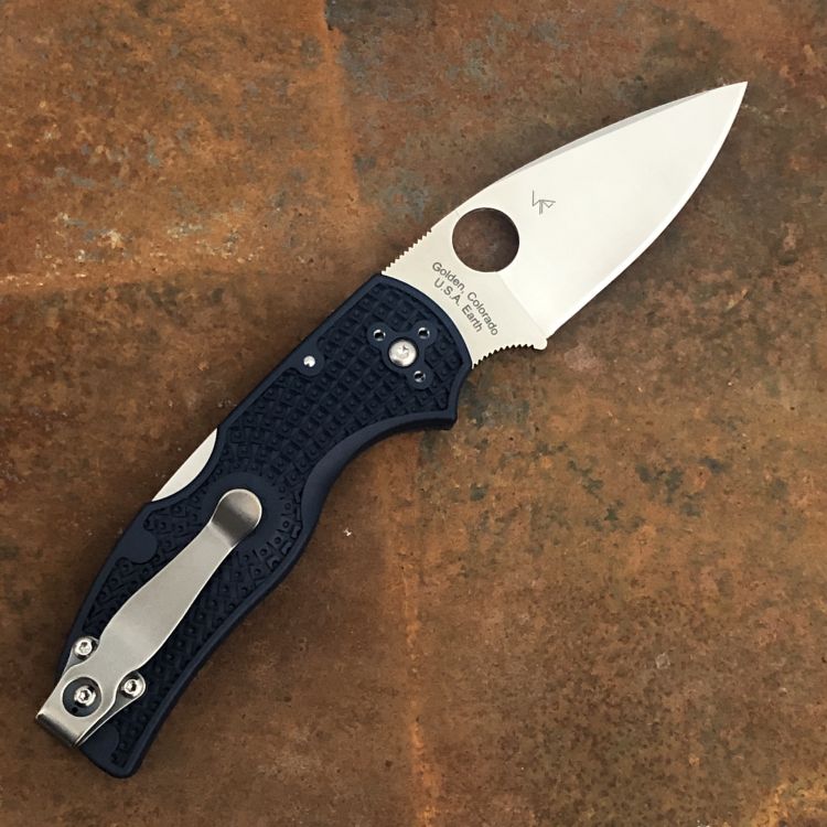 Spyderco Native 5 Dark Blue FRN S110V Blade Folding Knife
