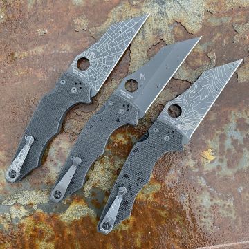 Spyderco Yojumbo Black G10 Scales Black S30V Blade Folding Knife