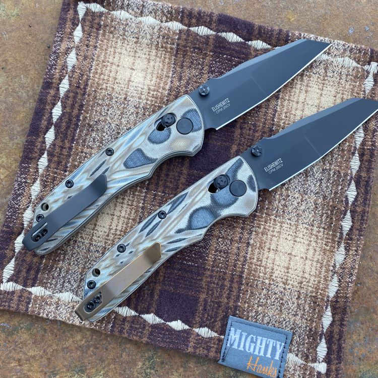 Hogue Deka FDE G-Mascus Black Wharncliffe 20CV Blade Folding Knife