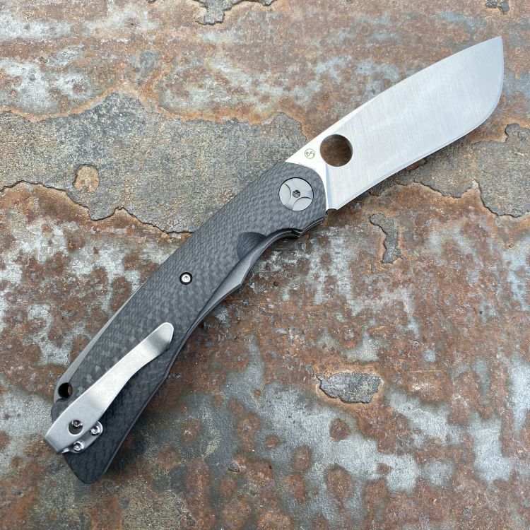 Spyderco Subvert Sprint Run Carbon Fiber Scales Satin 20CV Blade Folding Knife