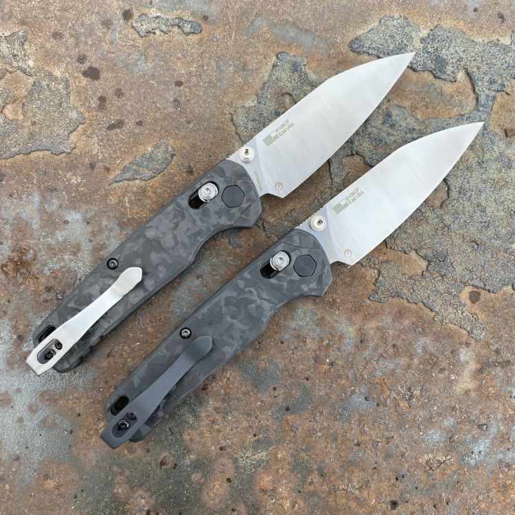Kershaw Bel-Air Dura-Lock Marbled Carbon Fiber Satin Magnacut Blade Folding Knife