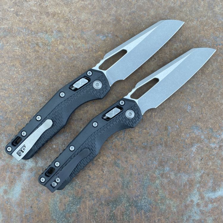 Microtech MSI Ram-Lok Black Polymer Apocalytpic M390 Folding Knife