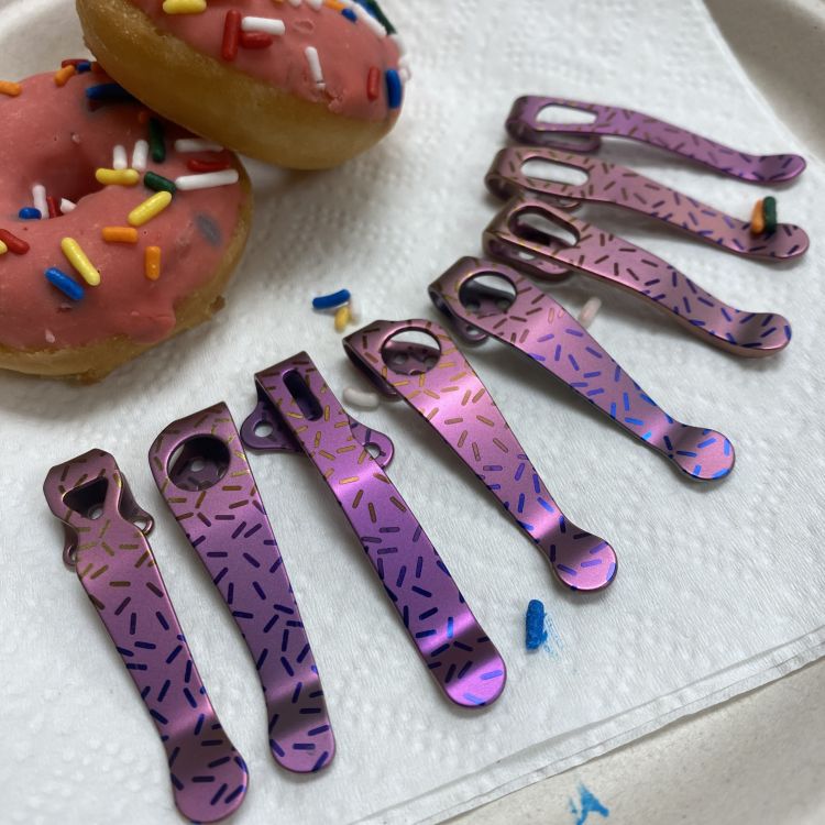 Dessert Warrior® BladeHQ Exclusive Clips - Available at BladeHQ.com