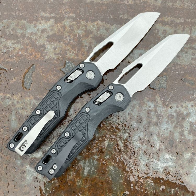 Microtech MSI Ram-Lok Frag Black G-10 Stonewashed M390 Folding Knife