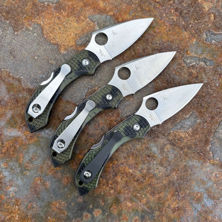 Spyderco Dragonfly 2 Zome Green FRN Satin VG10 Folding Knife