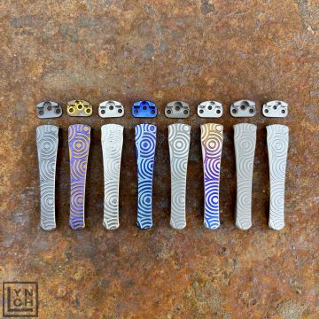 Benchmade / Emerson / ProTech Standard Modular V4 "Rain Drops" Machined Clip