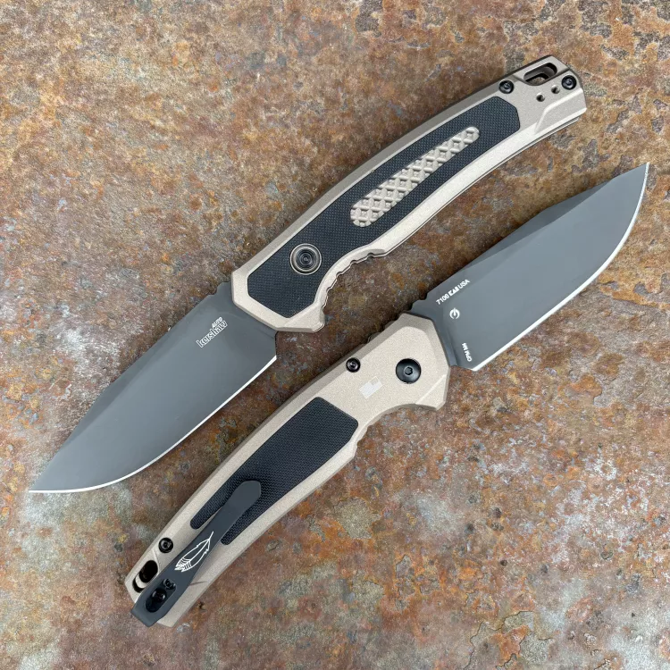 Kershaw Launch 21 Auto FDE Aluminum / Black G-10 Black CPM M4 Blade Folding Knife