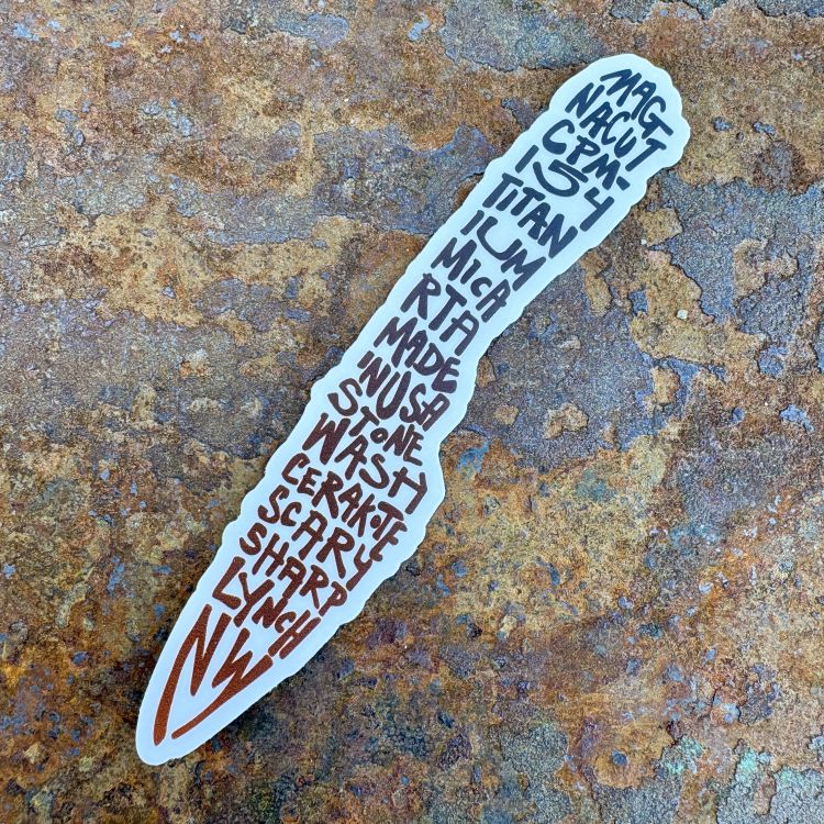 Sparrow Seven Knife Ingredients Stickers