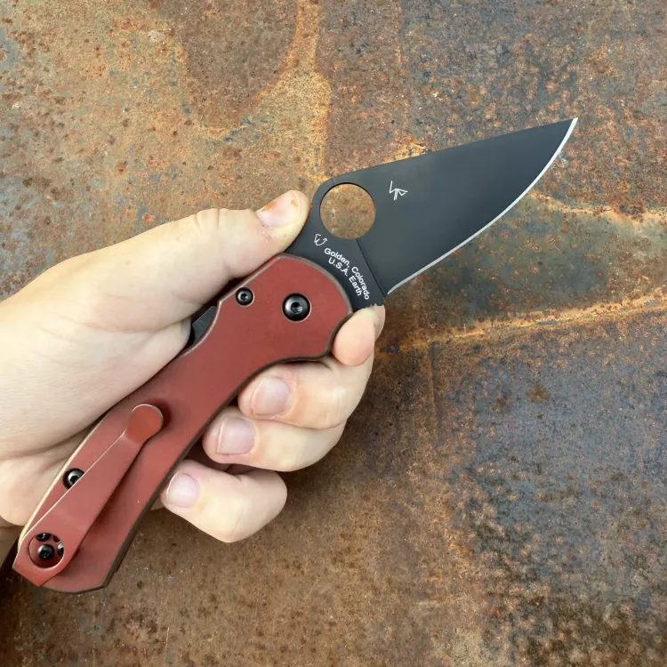 Spyderco Para 3 LW Skinny MOD 1 Battle Crimson Red Plain BLK CTS BD1N BLK BS CRM Clip MOD Knife