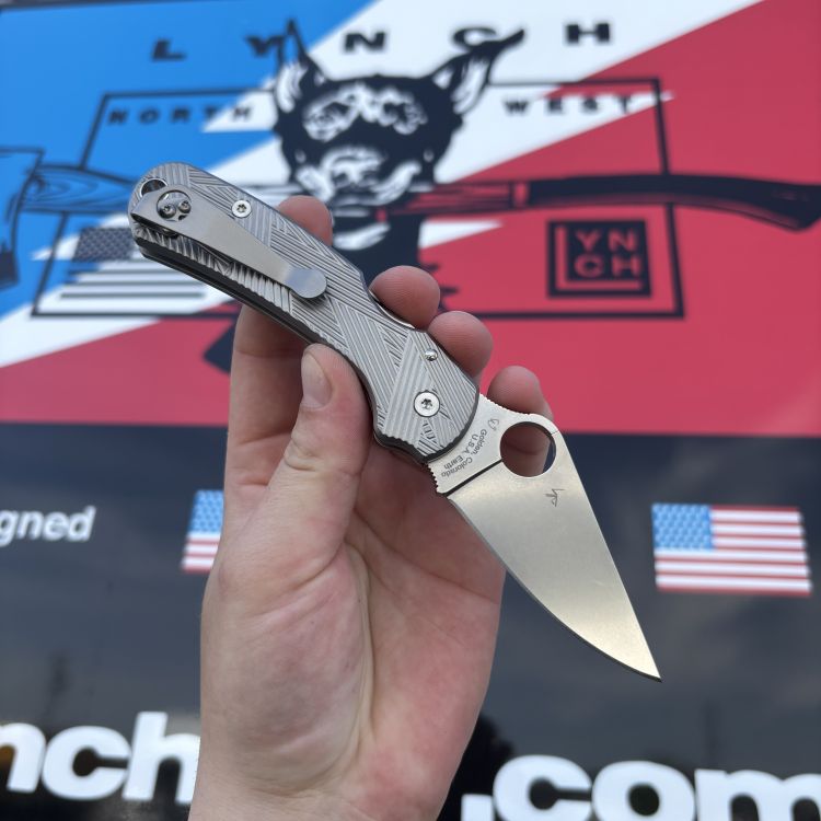 Spyderco Para 3 Skinny Samurai Titanium Scale Kit