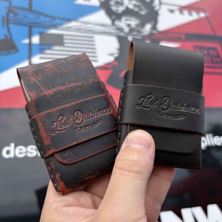 The Finnigan Black Ghost Leather Collaboration Wallet - The Lost Dutchman