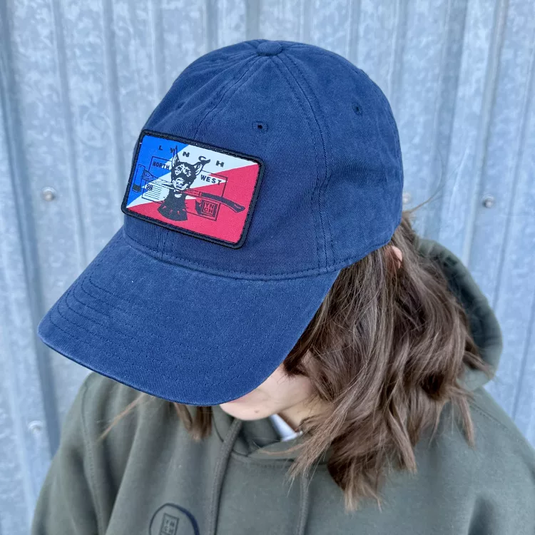 Bolt Dog - Navy Richardson 326 Peached Twill Cap