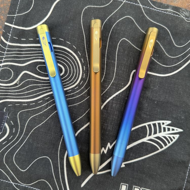 Tactile Turn Clip Action Titanium Pen